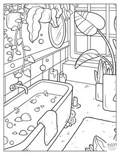 Aesthetic cozy spa bathroom Aesthetic Coloring Pages Free Printable, Aesthetic Coloring Pages, Bedroom Aesthetic Cozy, Hello Kitty Colouring Pages, Coloring Pages Inspirational, Coloring Pages Free Printable, Bear Coloring Pages, Aesthetic Cozy, Detailed Coloring Pages