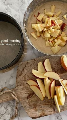 apples are cut up and ready to be eaten