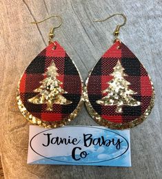 Red and Black Buffalo Plaid layered on Gold Glitter Faux | Etsy Cricut Iron On Vinyl, Gold Glitter Christmas, With Christmas Tree, Christmas Time Is Here, Baby Co, Iron On Vinyl, Rose Gold Hardware, Rose Gold Glitter, Christmas Earrings