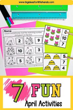 the 7 fun activities for kids to do with their numbers