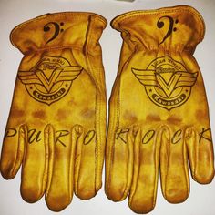 Handmade Biker Gloves