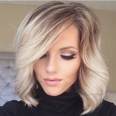 Hair Blonde Kardashian, Platinový Blond, Kim Blonde, Bob Ombre, Hair 50, Hairstyles Blonde, Blond Balayage, Haircut Blonde, Blonde Haircuts