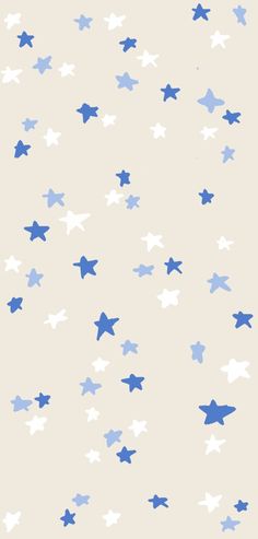 blue and white stars on a beige background