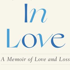 the cover of i'm love, with blue lettering on it and an image of a