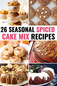 25 seasonal spiced cake mix recipes that are easy to make and delicious for dessert