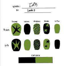 Very easy i did this on my nails Easy Green Nails, Green Grunge Nails, Black And Green Nails Designs, Green Grunge, Angel Nails, Green Nail Designs, Grunge Nails, Simple Nail Designs