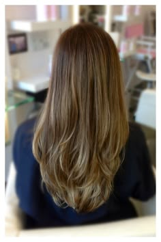 Long Subtle Layers, Sombre Blonde, Hairstyles Layered, Natural Straight Hair, Brown Hair Looks, Subtle Ombre, Hair Trim