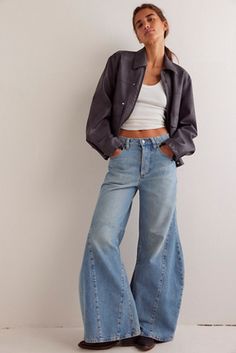 We The Free Eden High Slouchy Jeans Wide Leg Jeans Outfit, Slouchy Jeans, Elevate Your Outfit, Boho Clothing, Jean Outfits, How To Style, Wide Leg Jeans, Boho Outfits, Dressing Up