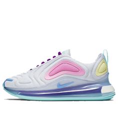 Look no further than Air Max 720 if you are finding a lifestyle sneaker. Featuring a tall Air unit , it offers maximum bounce, cushioning and comfort.\n Air Max 720, Limited Edition Sneakers, Marathon Running Shoes, Air Max Women, Mens Nike Shoes, Sports Sneakers, Marathon Running, Nike Womens, Running Shoes Sneakers