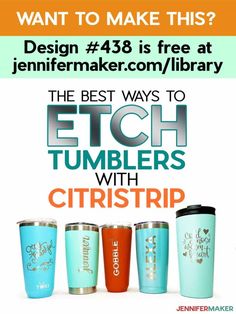 the best way to get your tumblers with cirstrip