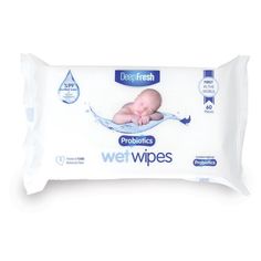 a baby wipe is laying on top of it's packaging