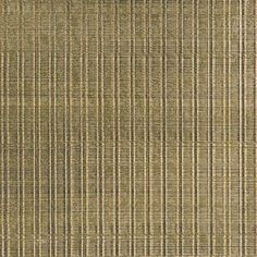 an area rug with vertical stripes in green and beige colors on top of the carpet