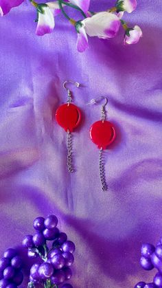 * Red balloon dangle earrings made from epoxy resin. * Makes for a great addition to your jewelry collection or as a gift to friends and family! I appreciate you checking out my shop! * Follow me on Instagram for more (or DM me for a custom piece): https://www.instagram.com/ravinresin/ Fun Red Round Jewelry, Red Hypoallergenic Party Jewelry, Red Hypoallergenic Jewelry For Party, Hypoallergenic Red Jewelry For Parties, Fun Red Resin Earrings, Fun Style Red Resin Earrings, Trendy Red Earrings For Birthday, Fun Red Resin Jewelry, Trendy Red Dangle Jewelry