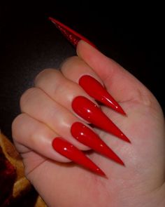 22 Cherry Red Nails 2025: Trendy Designs That Will Transform Your Look This Year - divagaze.com Red Nails Glitter Tips, Nails Glitter Tips, Red Nails With Rhinestones, Red Nails With Glitter, Ruby Red Nails, Nails Extra Short, Alcohol Cleanse, Nail Shape And Length, 22 Nails