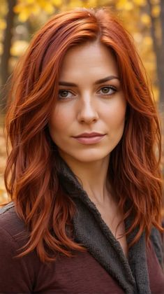 Mandy Moore Red Hair, Red Hair Olive Skin Tone Brown Eyes, Ombre Hair Copper, Bright Copper Hair Balayage, Bronze Hair Color Copper, Red Hair Woman Over 40, Fall Brunettes, Outfits For Redheads, Copper Red Hair Color