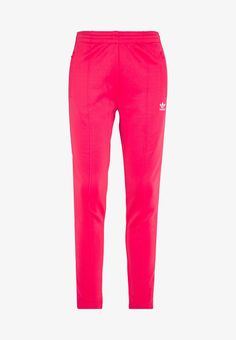 adidas Originals PANTS - Tracksuit bottoms - power pink/white - Zalando.de Parachute Pants, Pajama Pants