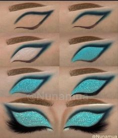 Red Blue Eye Makeup, Blue Makeup Looks Black Women, Disney Eye Makeup, Makeup Ideas Natural, Beautiful Eyeshadow, Prom Eye Makeup, Natural Make Up Looks