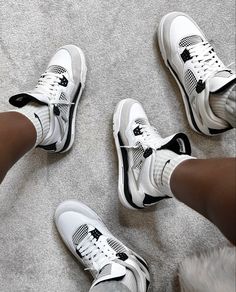 Jordan Matching Couples, Couples With Matching Jordans, Sneakers For Couples, Jordan 4 Matching Couple, Sneaker Couple Goals, Matching Trainers Couple, Matching Air Jordans Couple, Couple Matching Shoes Jordans, Matching Jordan 4s Couple