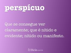 a purple background with the words perspicuoo in spanish and an image of a