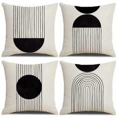 PRICES MAY VARY. Soft Cotton Linen: IcosaMro decorative pillow case with invisible zipper, set of 4, 1 side print 18x18 Inch Square pillow Covers(45cmx45cm): Stylish decoration for your sofa, bench, bedroom, living room, coffee shop and whatnot. Package: Only 4 IcosaMro throw pillow covers, No PILLOW INSERT/FILLER Machine Washable: Please Wash in cold water separately. No bleach Guarantee: Full refund/ 18-month warranty and friendly customer service. About IcosaMro Pillow Covers Size: standard s Bohemian Throw Pillows, Beige Throw Pillows, Boho Mode, Throw Pillows Living Room, 18x18 Pillow Cover, White Throw Pillows, Boho Cushions, Linen Throw Pillow, Styl Boho