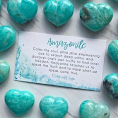 Approximate size: 1.75”-2.5” You will receive 1 intuitively selected Amazonite palm stone and meaning card with your order. KEY WORDS: Calming, Communication, Truth ENERGY: Amazonite brings peace and calm to the mind and heart. This turquoise-blue stone is also known as the peacemaker, bringing a soothing energy into the space it resides. Connecting the heart and throat chakra, Amazonite facilitates ease of honest communication. The heart strengthens relationships with open emotions while the th