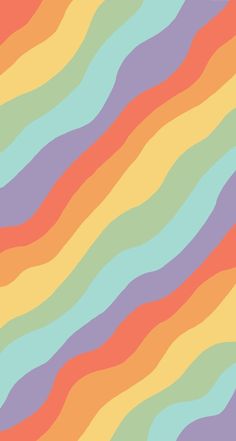 a multicolored background with wavy lines