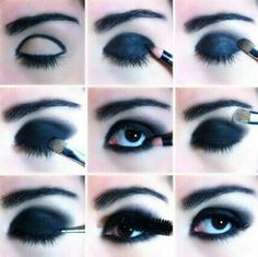 Maquillage Goth, Maquillage On Fleek, Scene Makeup, Makijaż Smokey Eye