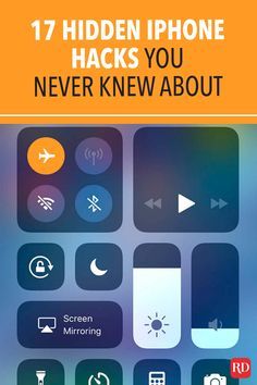 an iphone screen with the text 17 hidden phone hacks you never knew't about