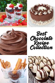 Satisfy your sweet tooth with these ultimate chocolate desserts. Indulge yourself with the choice of decadent chocolate layer cakes, slices of gooey chocolate brownies, melt in your mouth, chocolate truffles, no-bake chocolate cheesecakes, and much more. Chocolate Layer Cakes, Trending Desserts, Cakes Slices, Gooey Chocolate Brownies, Desserts Chocolate, Cooking Chocolate