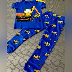 Brand New With Tags! Sizes: 12-18 Months- 10 Years Old! Fun Blue Sets For Sleepover, Fun Cotton Loungewear Set, Fun Blue Sleepwear For Sleepover, Blue Fun Sleepwear For Sleepover, Fun Blue Sleepover Sets, Fun Cotton Playtime Sets, Yellow Cotton Loungewear Sets, Fun Cotton Sleep Sets, Fun Blue Sleepwear