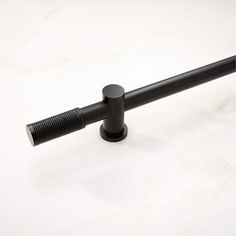 an image of a black handlebar on a white background