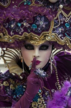 Carnevale di Venezia Carnaval Mask, Mardi Gras Makeup, Mardi Gra, Carnival Mask