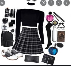 Goth outfit 1 Goth School Outfit, Goth Outfits For School, Outfits For Middle School, Gothic School, Mall Goth Outfits, Outfit Ideas For High School, Choker Outfit, High School Outfits, Clothing Design Sketches