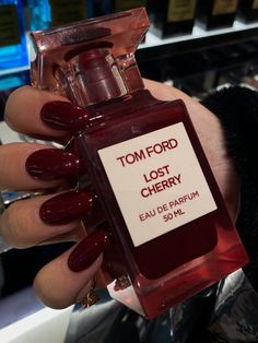 Tom Ford Lost Cherry, Lost Cherry, I See Red, Cherry Wine, Fragrances Perfume Woman, Sweet Fragrance, Perfume Collection Fragrance, Cherry Cola, Dark Feminine Aesthetic