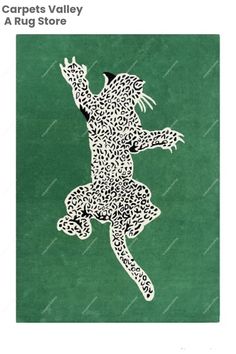 a book cover with an image of a leopard on it's back and the words carpet