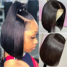 Bob Pendek, Kort Bob, Best Lace Wigs, Short Bob Styles, Curly Lace Wig, Bob Lace Front Wigs, Remy Human Hair Wigs, Lace Front Human Hair