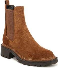 Veronica Beard Delilah Cap Toe Chelsea Boot (Women) | Nordstrom Chelsea Boot Women, Flattering Jeans, Bearded Lady, Classic Jacket, Mens Uggs, Leather Chelsea Boots, Baby Boy Shoes, Boy Shoes, Sports Blazer