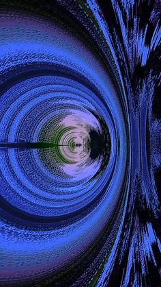 an abstract image with blue and green colors