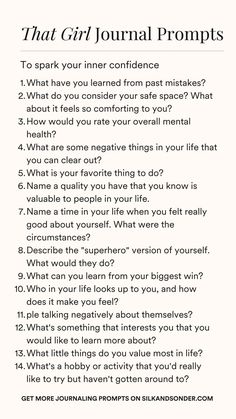 Self-esteem journal prompts are one of the lesser-used tools for promoting healthy self-esteem. When we think about building self-esteem, we often think about utilizing positive affirmations, or simply adopting a more positive mindset. #selfesteem #confidence #selfawareness #journalprompts Journaling For Confidence, Journal Prompts For Self Esteem, Mindfulness Journal Prompts, Journal Questions, Journal Inspiration Writing, Healing Journaling, Gratitude Journal Prompts, Self Care Bullet Journal, Journaling Prompts