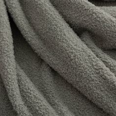 the texture of a gray towel is very soft