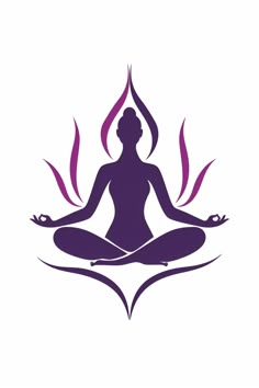 a woman sitting in the lotus position with her eyes closed