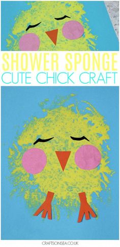 an easy and fun craft for kids to do with the paper plate chicken that is cut out