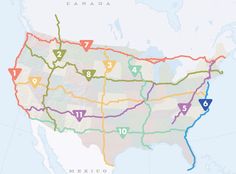 the road trip usa website is shown