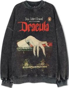 Vampire Shirt, Bram Stoker's Dracula, Bram Stoker, Black Sweatshirt, Dream Clothes, Dracula, Look Cool, Fashion Prints, Aesthetic Clothes