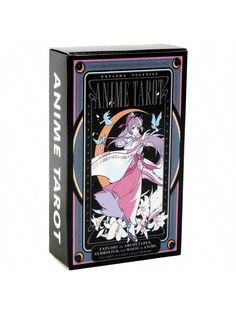 an anime tarte playing card box on a white background with the title's logo