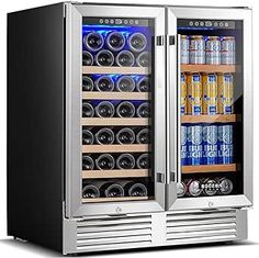 Wine cooler Wine And Beverage Cooler, Wine And Beer Fridge, Refrigerator Cooler, Wine Coolers Drinks, Under Counter Fridge, Beverage Fridge, Beer Fridge, Beverage Refrigerator, Pop Cans