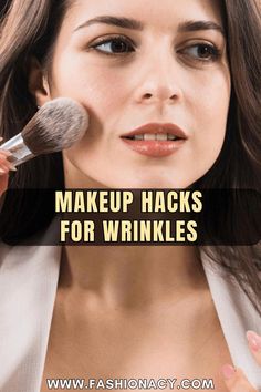 Here are six essential wrinkle-disguising makeup hacks to help women achieve a more flattering look at any age. Green Color Corrector, Hide Wrinkles, Tighten Facial Skin, Fashion Tricks, Makeup Hacks, Anti Aging Tips, Look Older, Stay Young