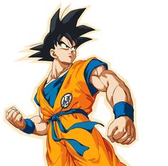 an image of a cartoon character in the style of dragon ball super saiyant