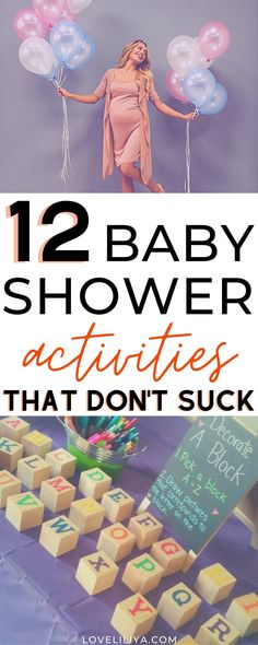 You need this list if you're planning a baby shower! Forget the games! These activities will blow your guests away, and best of all you get to take home some memorable keepsakes! #babyshowerideas #loveliliya Photography Pregnant, Baby Shower Crafts, Simple Baby Shower, Baby Shower Inspiration, Shower Bebe, Shower Food, Baby Shower Activities, Baby Shower Planning, Baby Shower Fun