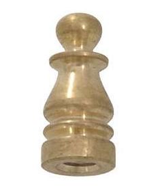 a gold colored chess piece on a white background